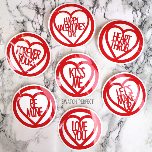 Love Hearts - Single Stencils