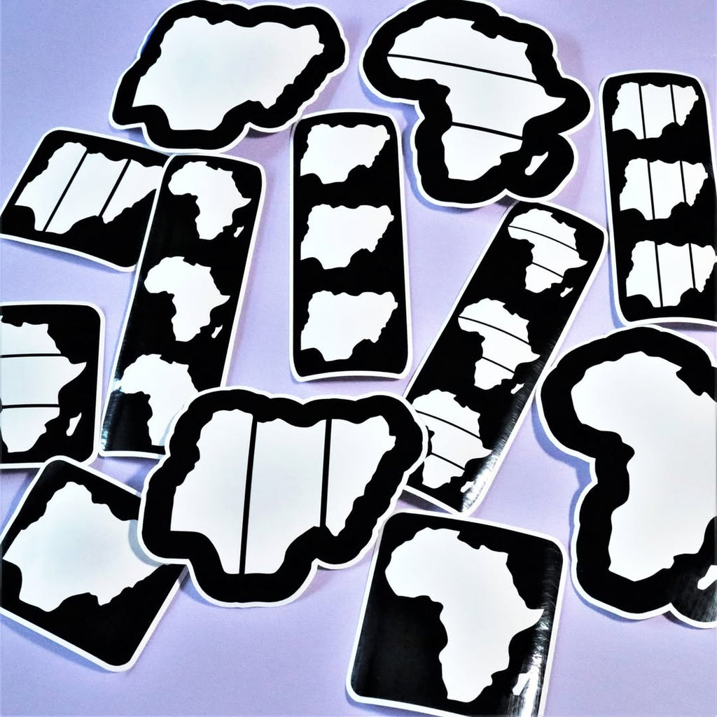 Custom makeup swatch stencil collection created for a beauty product launch