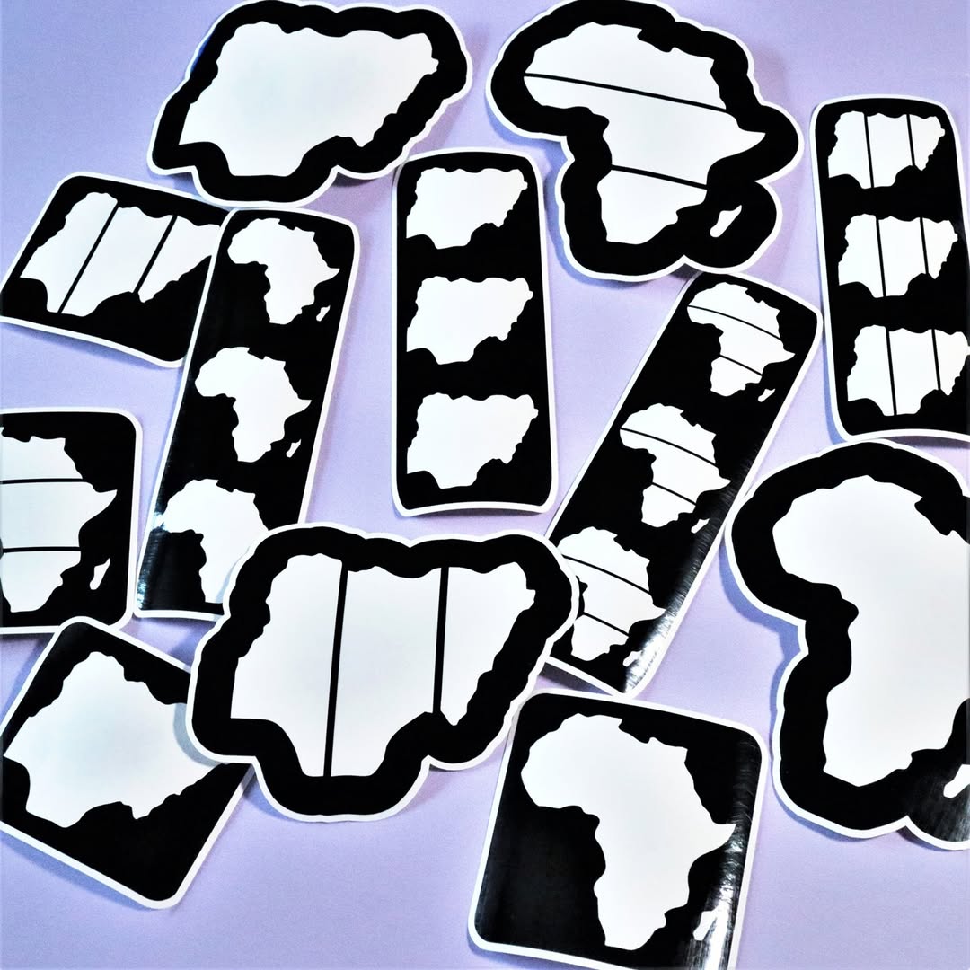 Custom makeup swatch stencil collection created for a beauty product launch