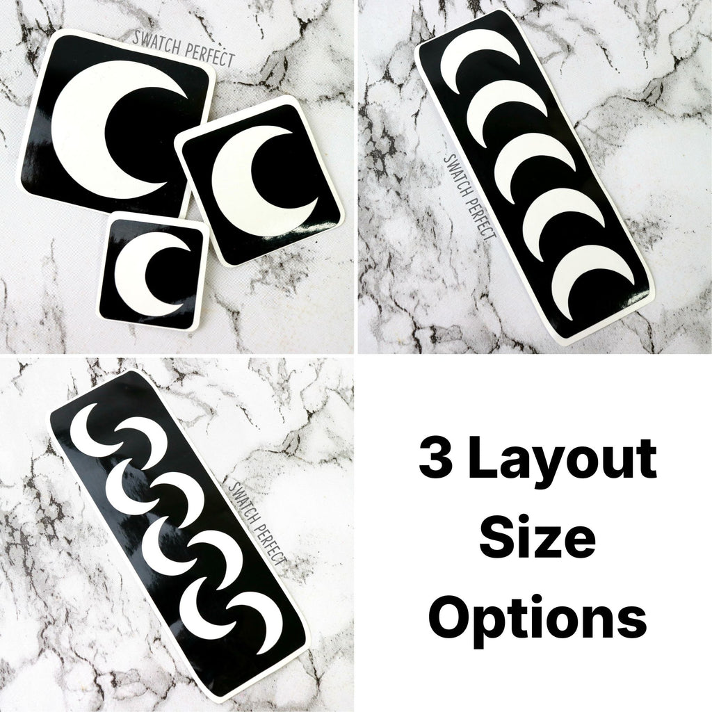 Moons - 8 Pan Stencil Swatch Perfect