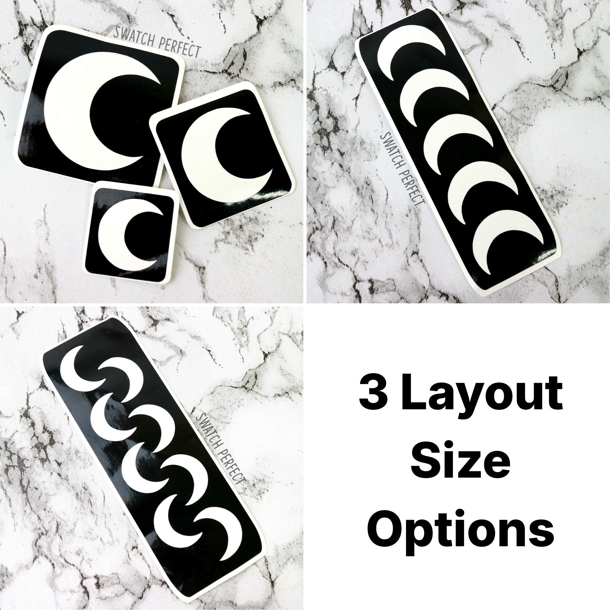 Moons - 8 Pan Stencil Swatch Perfect