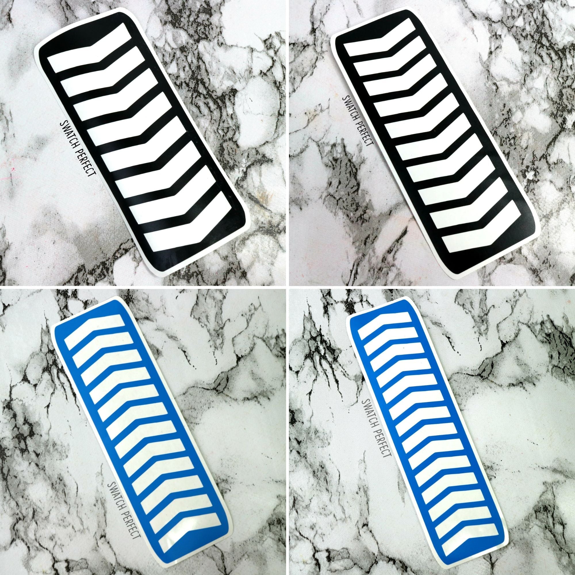 Chevron Swatch Stencil (4 Layout Sizes) - Swatch Perfect