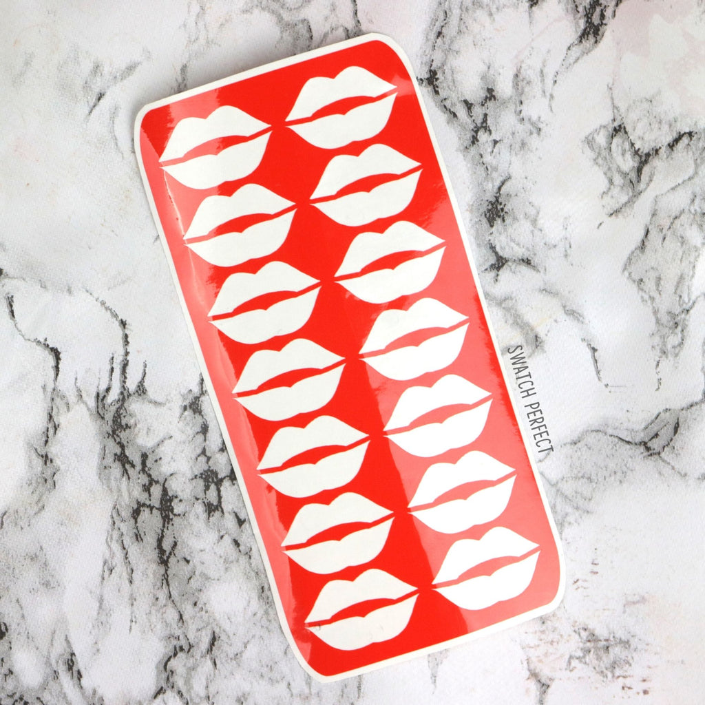 Pouts Trio - 3 Pan Stencil Swatch Perfect