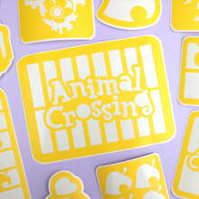 Animal Crossing Logo - 16 Pan Stencil