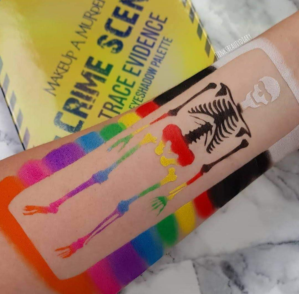 Skeleton - Swatch Art Stencil Swatch Perfect