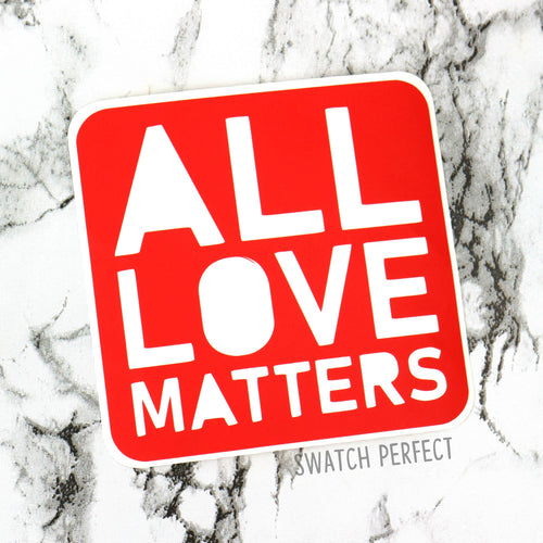All Love Matters - Word Stencil - Swatch Perfect