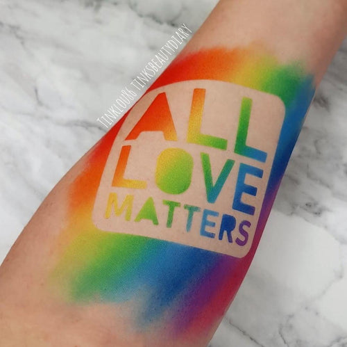 All Love Matters - Word Stencil - Swatch Perfect