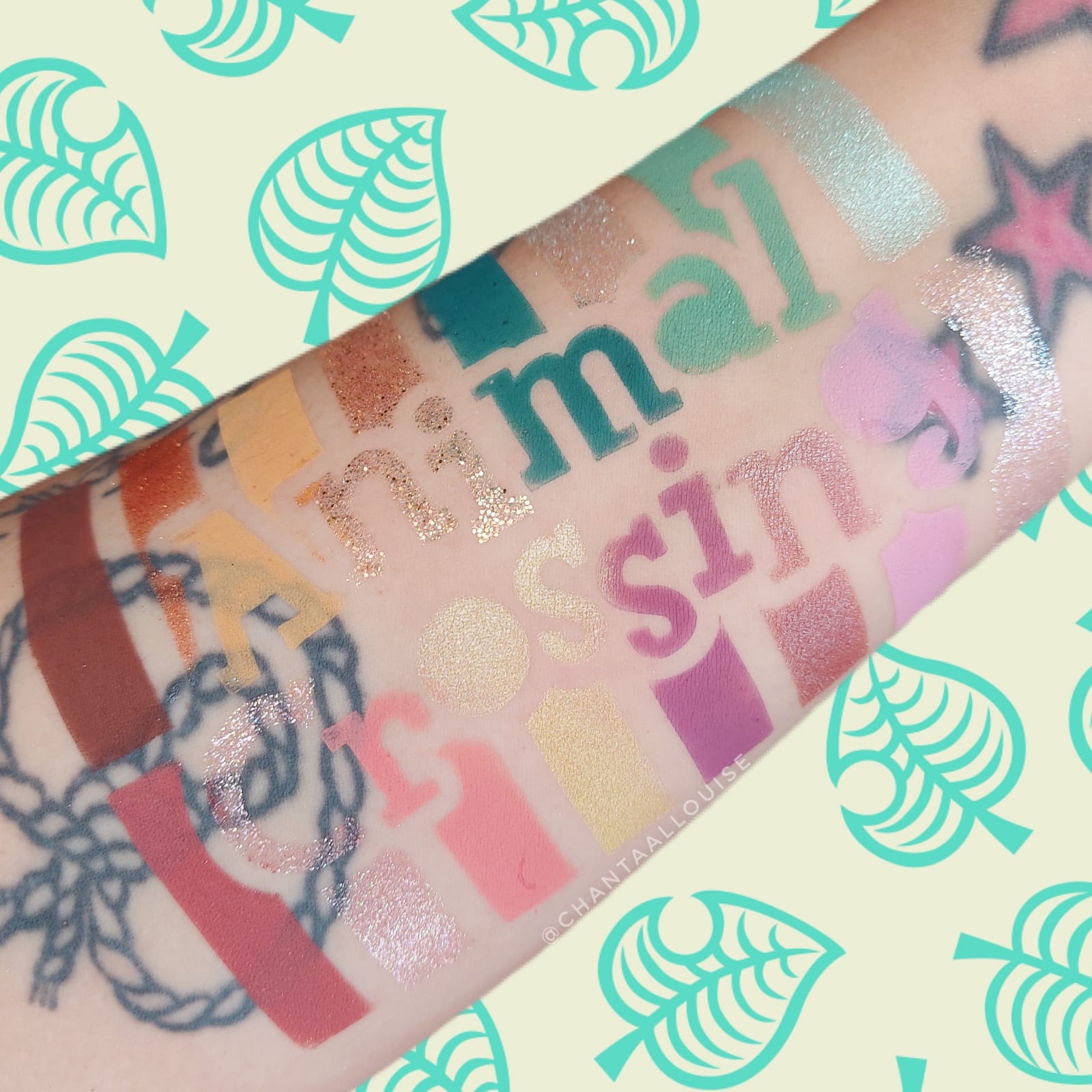Animal Crossing Logo - 16 Pan Stencil - Swatch Perfect