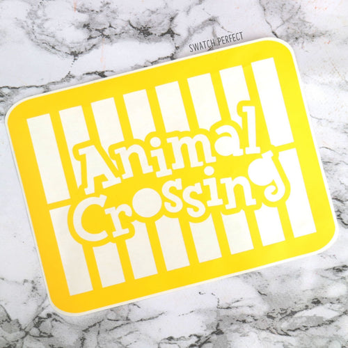 Animal Crossing Logo - 16 Pan Stencil
