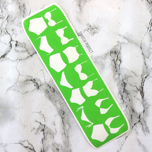 Bikini - 14 Pan Stencil - Swatch Perfect