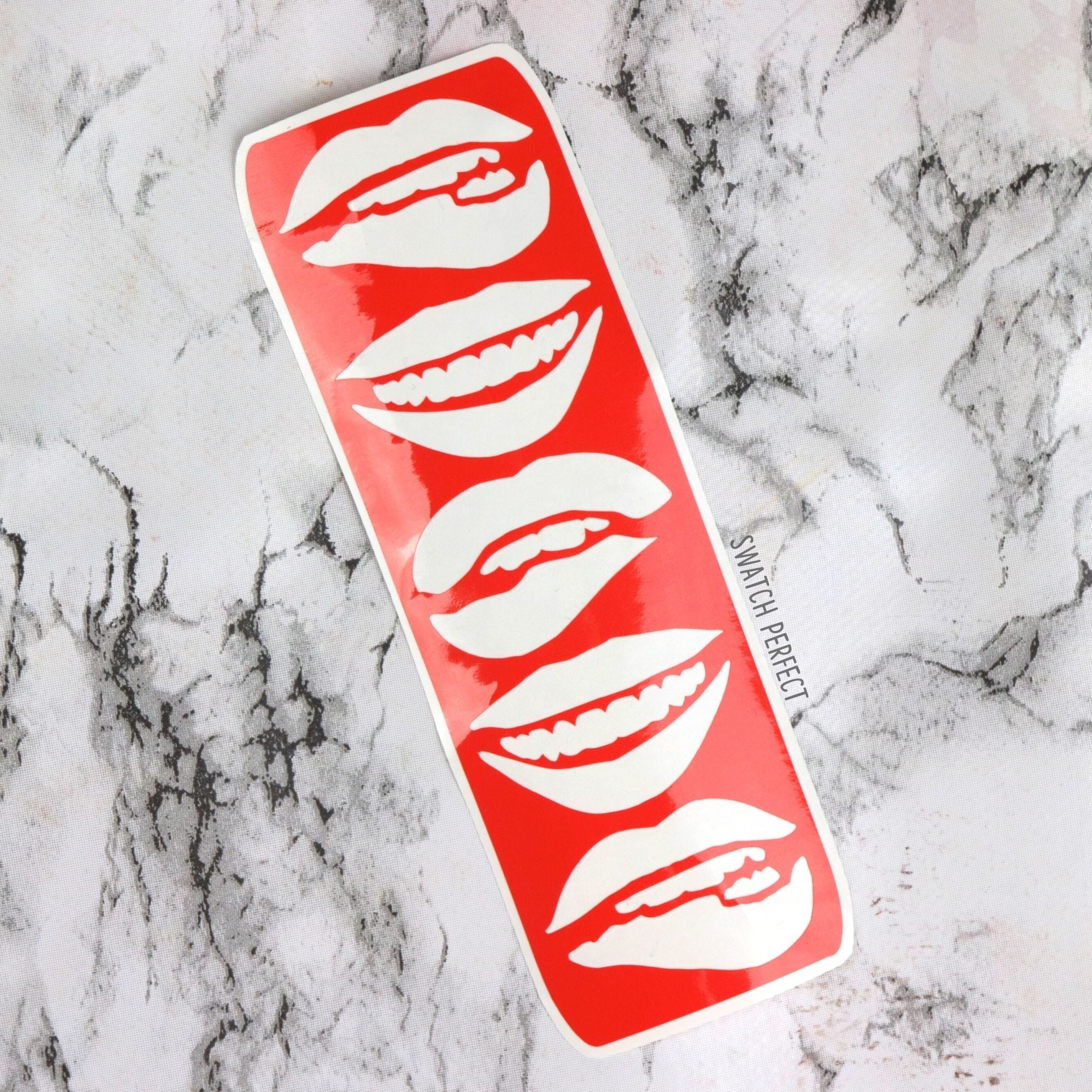 Bite Me - 5 Pan Stencil Swatch Perfect