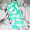 Bunnies - 8 Pan Stencil - Swatch Perfect
