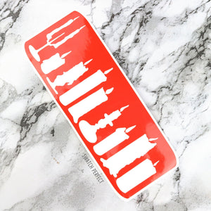 Candles - 9 Pan Stencil