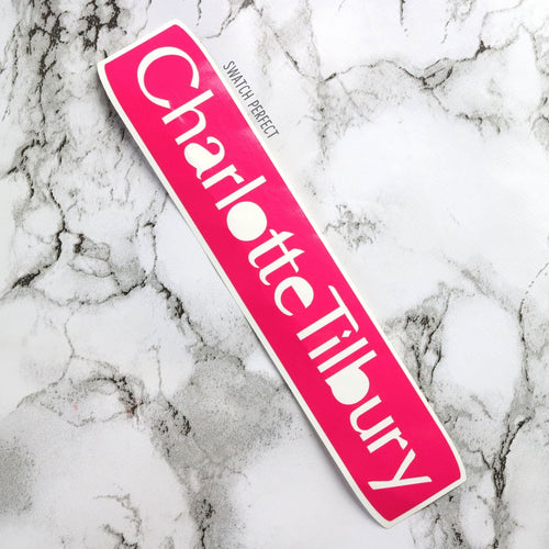 Charlotte Tilbury - Large Logo Stencil | Inspired by Charlotte Tilbury Beauty - Swatch Perfect