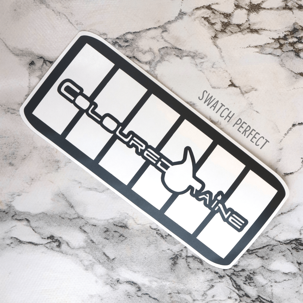 Coloured Raine - 6 Pan Stencil | Inspired by Coloured Raine - Swatch Perfect