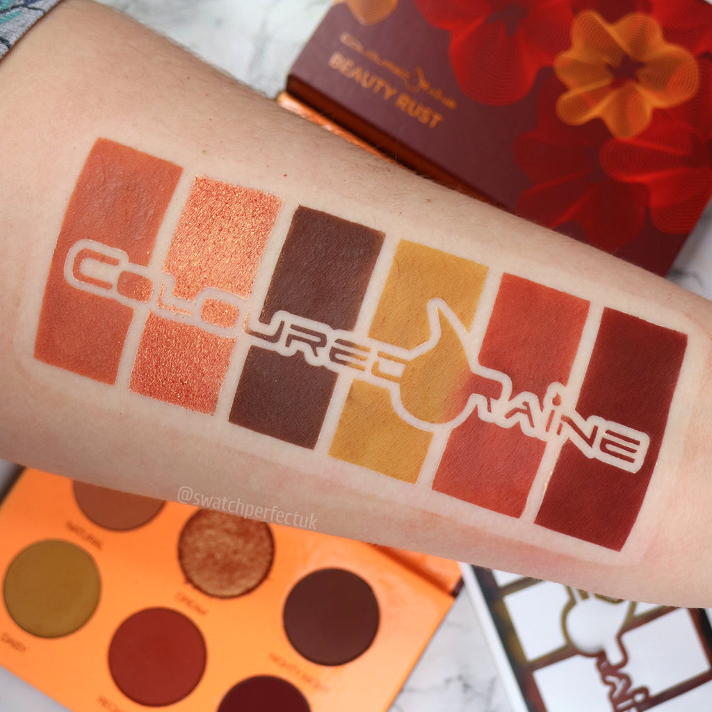 Coloured Raine - 6 Pan Stencil | Inspired by Coloured Raine - Swatch Perfect