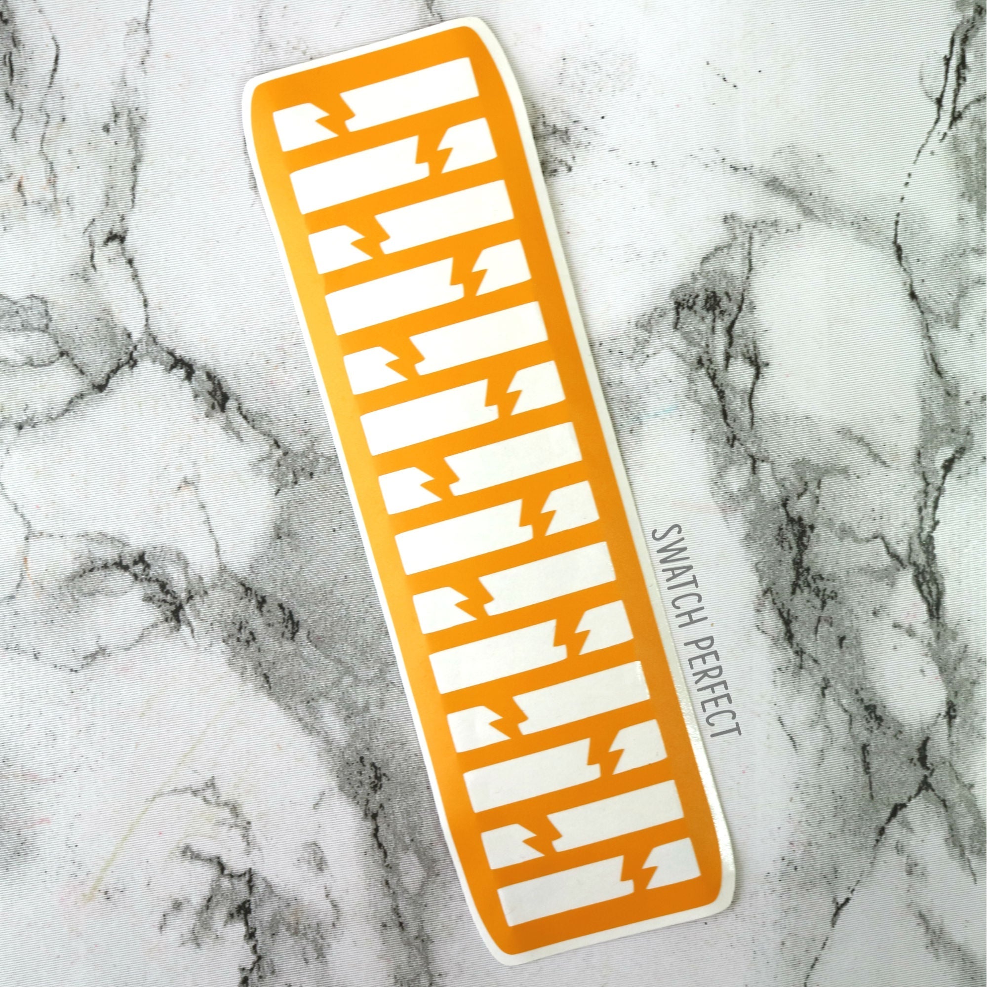 Cutout Lightning Bolts Stripes - 14 Pan Stencil - Swatch Perfect