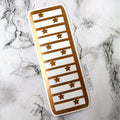 Cutout Stars Stripes - 12 Pan Stencil - Swatch Perfect