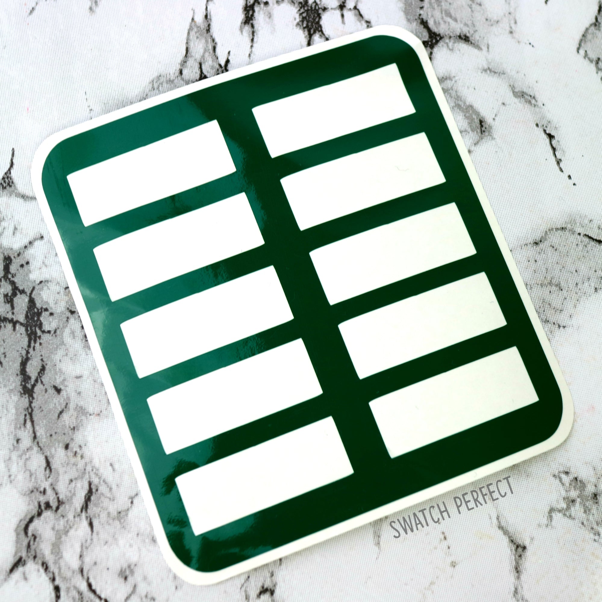 Double Stripes - 10 Pan Stencil - Swatch Perfect