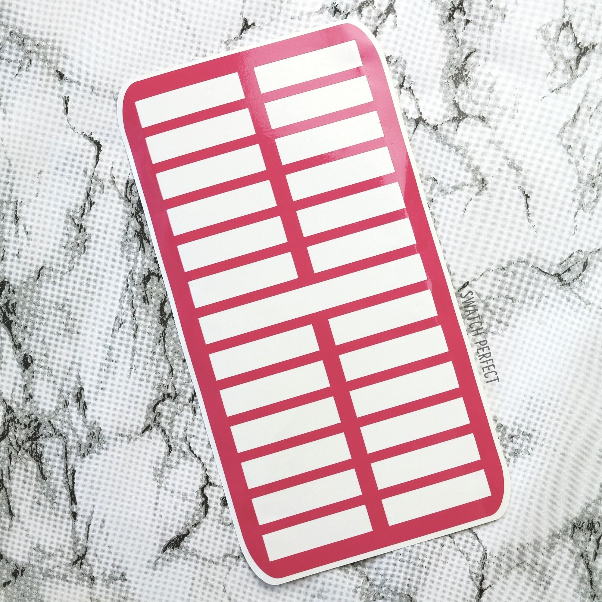 Double Stripes - 25 Pan Stencil - Swatch Perfect