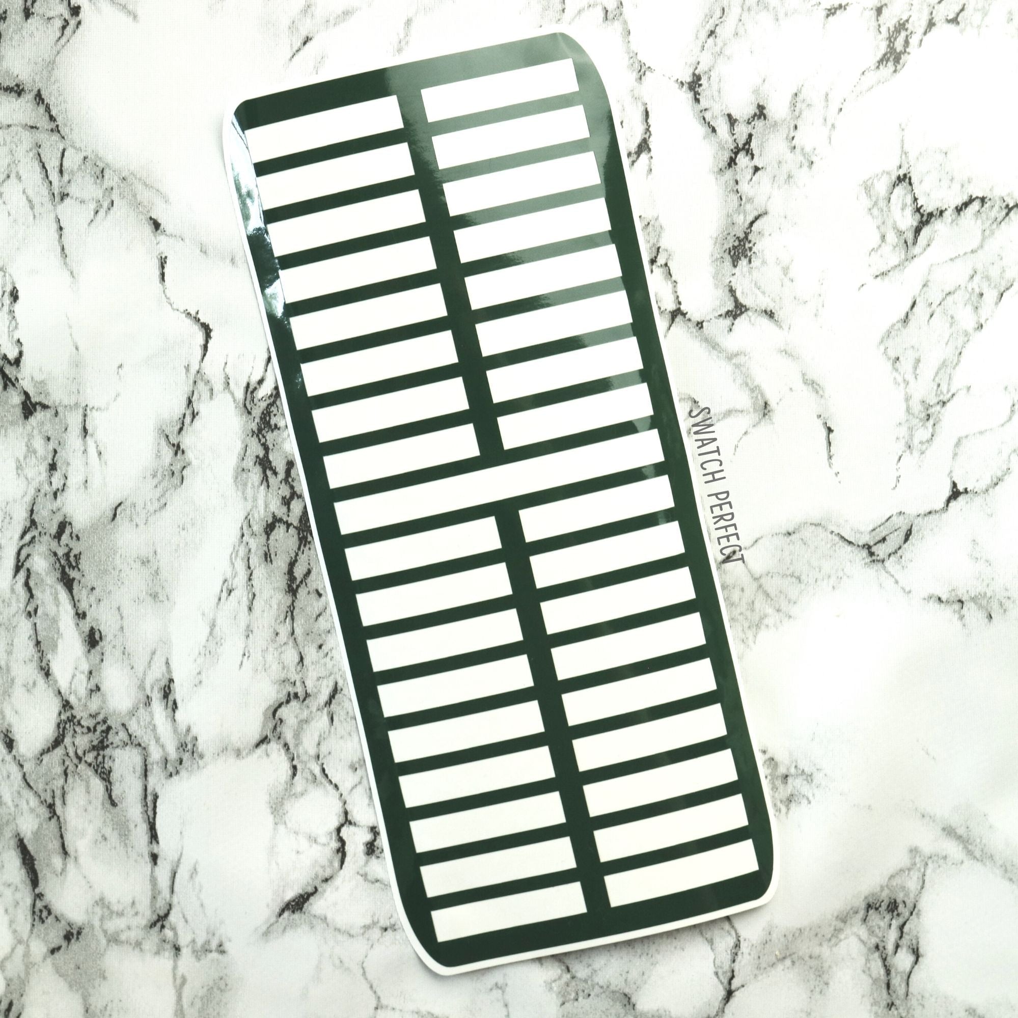 Double Stripes - 35 Pan Stencil - Swatch Perfect