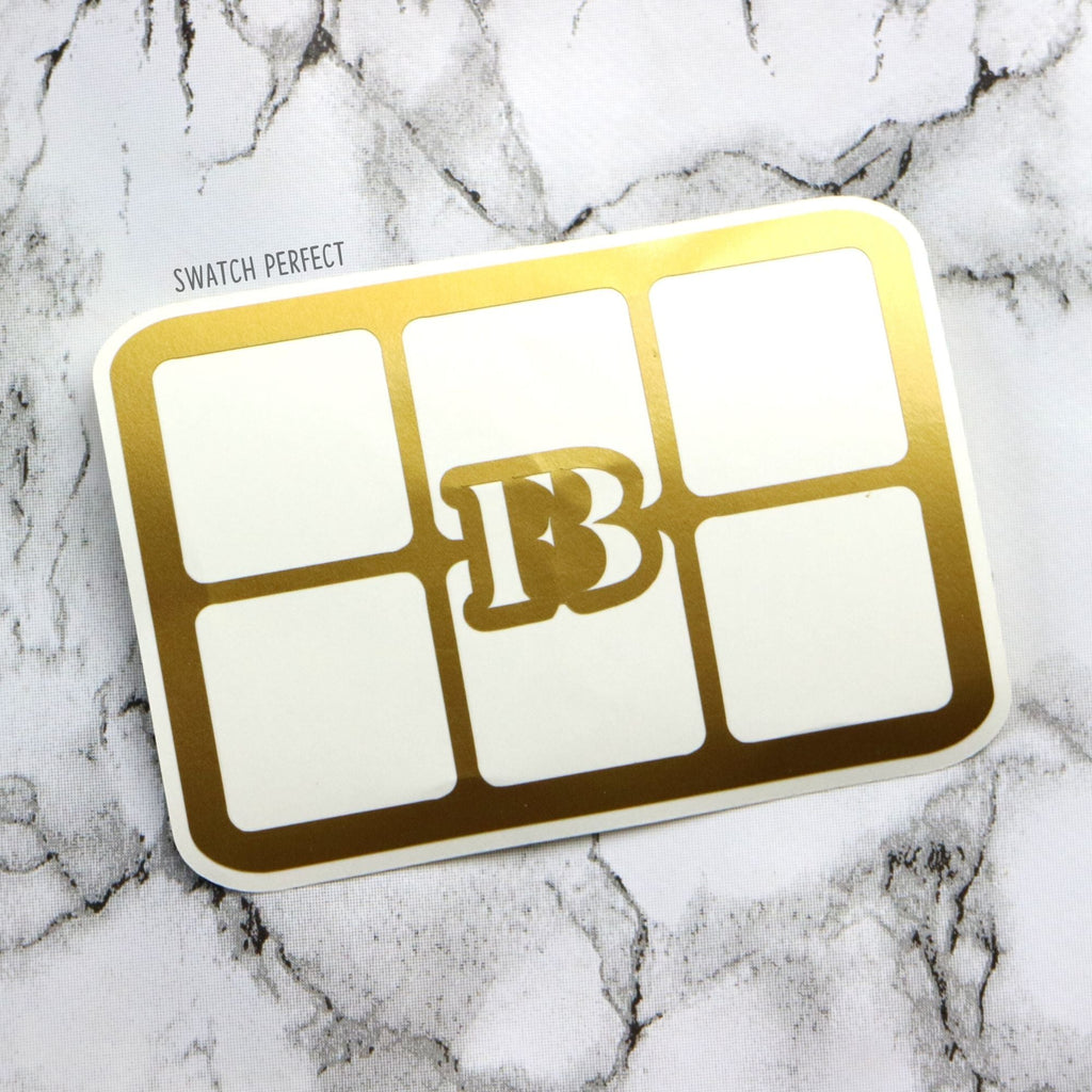 Fenty 6 Pan Stencil | Inspired by Fenty Beauty Swatch Perfect