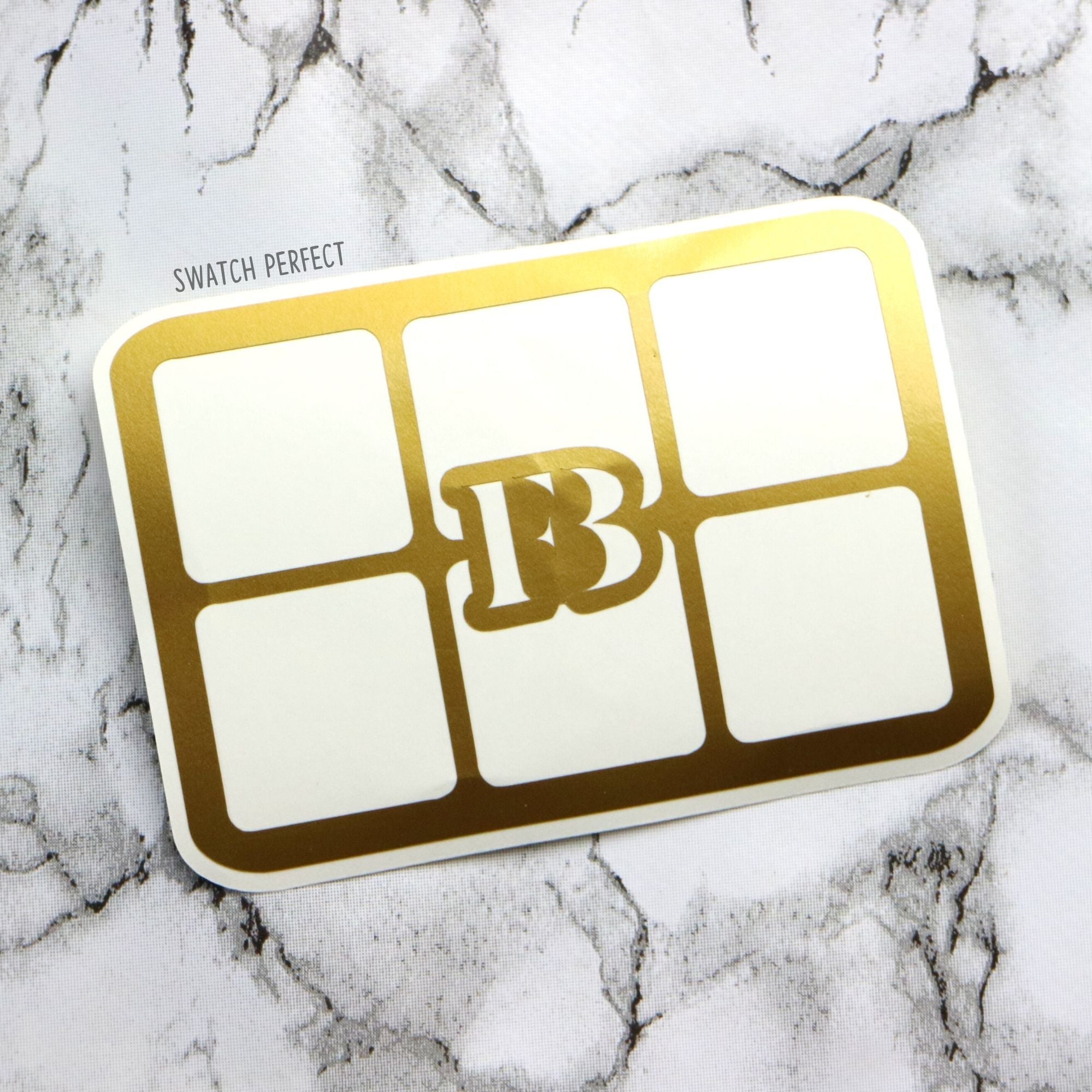 Fenty 6 Pan Stencil | Inspired by Fenty Beauty Swatch Perfect