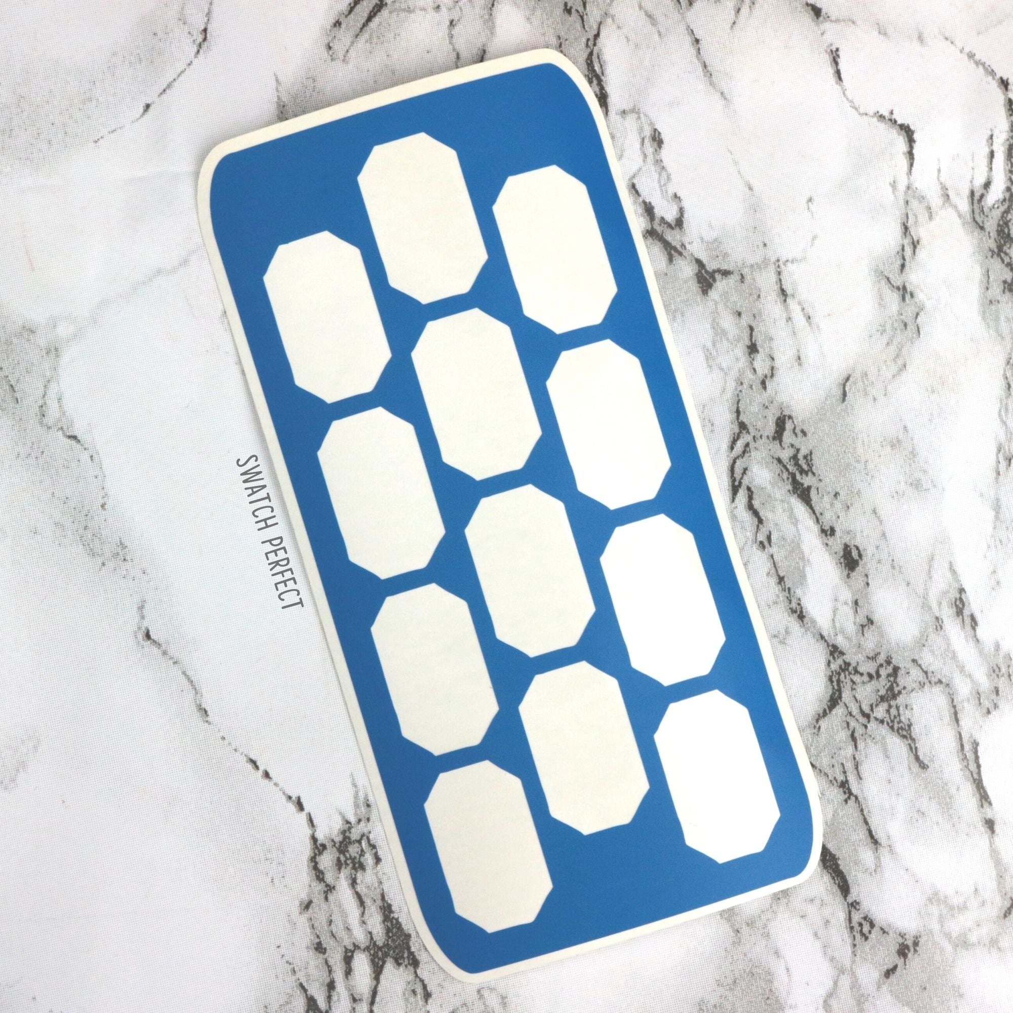 Gemstones - 12 Pan Stencil - Swatch Perfect