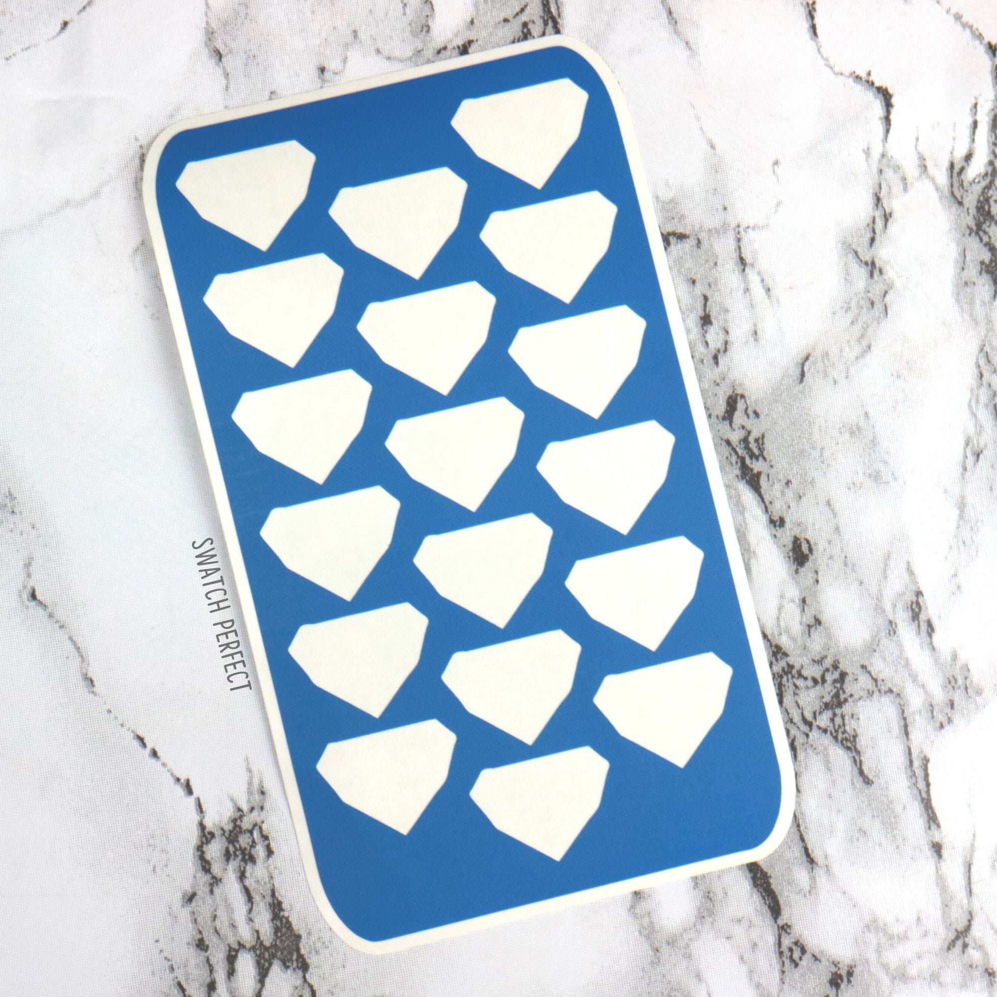 Gemstones - 18 Pan Stencil - Swatch Perfect