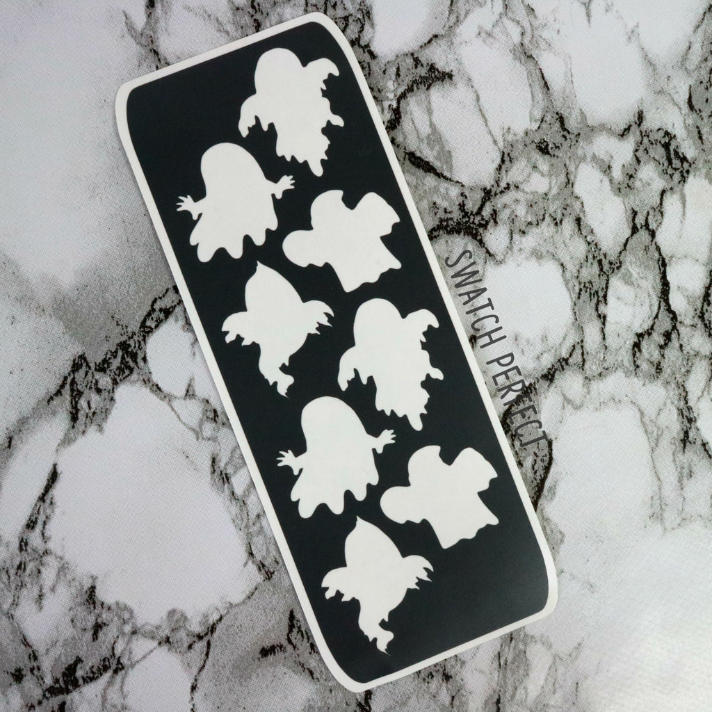 Ghosts - 8 Pan Stencil - Swatch Perfect