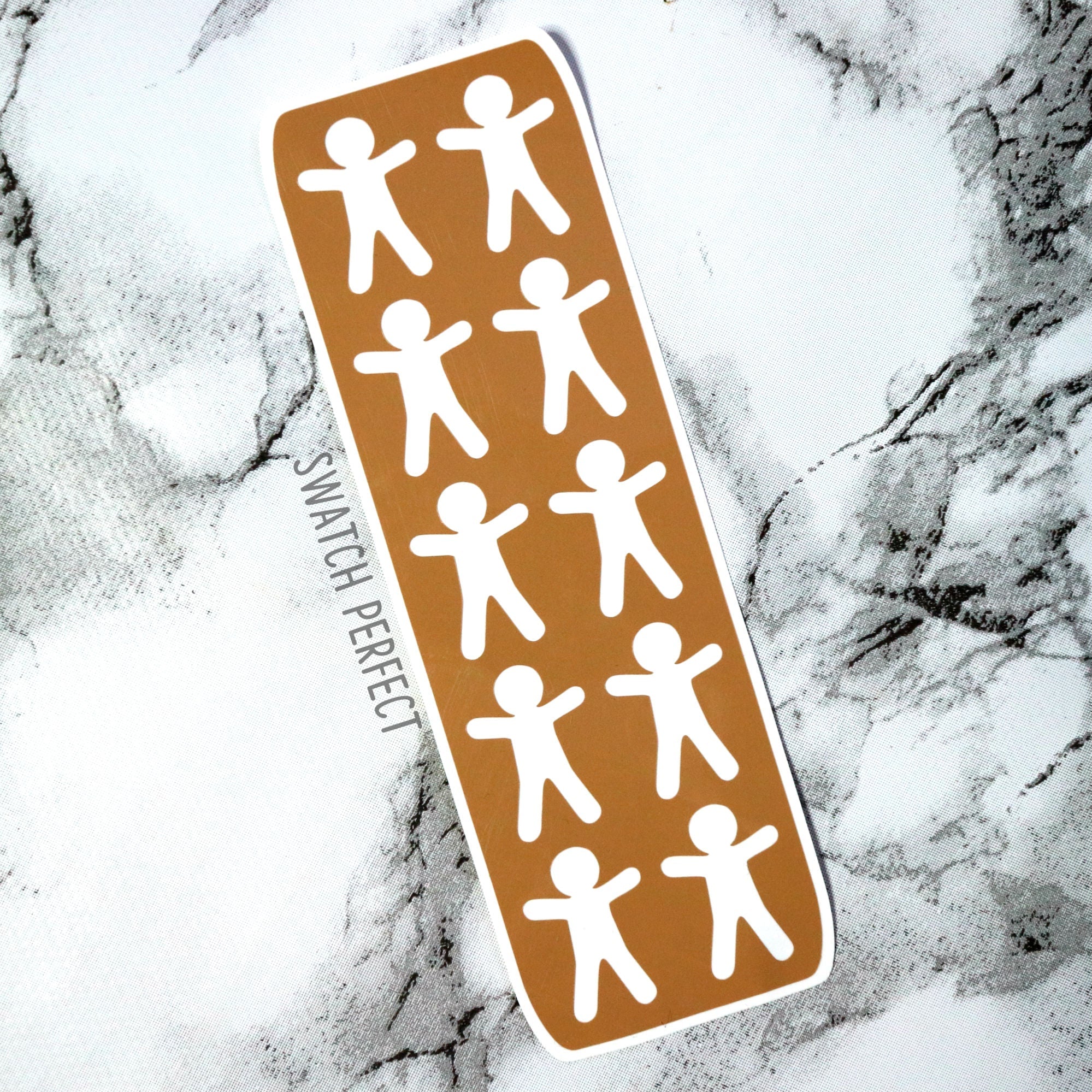 Gingerbread Men - 10 Pan Stencil - Swatch Perfect