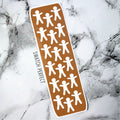 Gingerbread Men - 18 Pan Stencil - Swatch Perfect