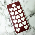 Hearts - 18 Pan Stencil - Swatch Perfect