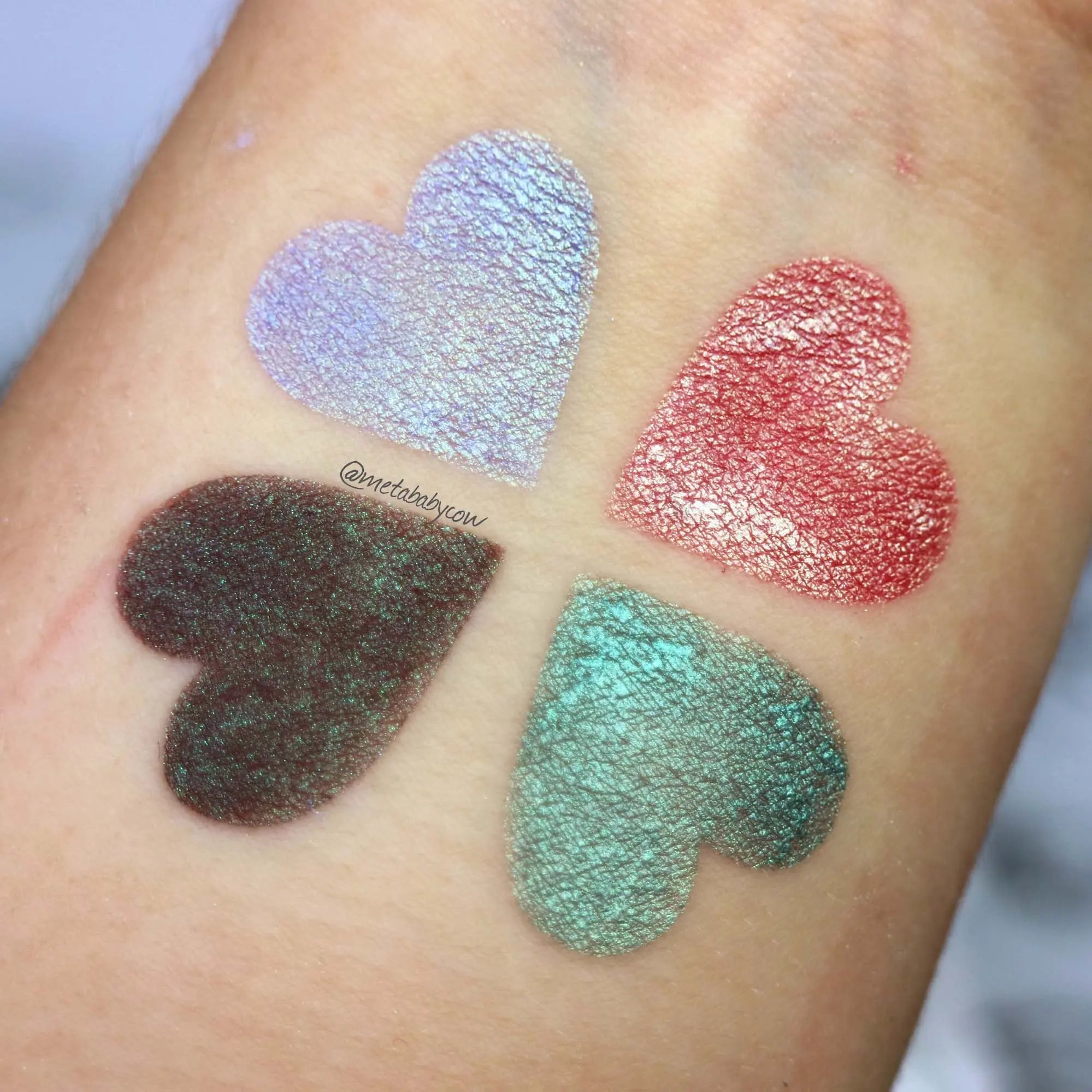 Hearts Clover - 4 Pan Stencil - Swatch Perfect