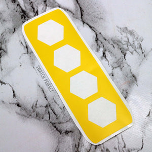 Honeycomb Vertical - 4 Pan Stencil
