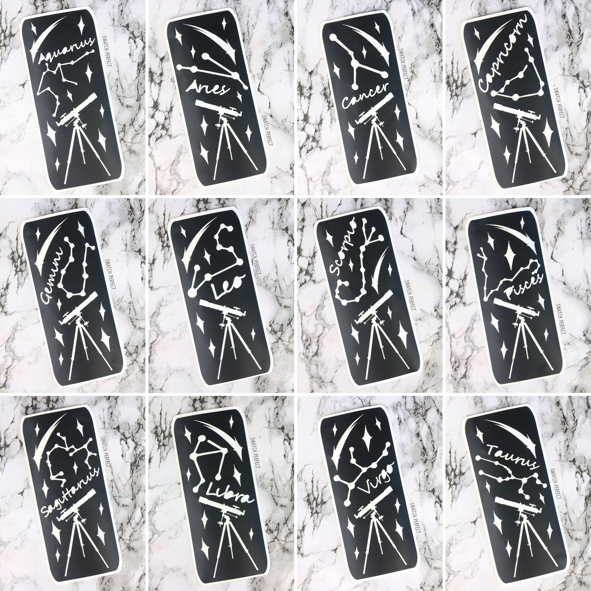 Horoscope Constellations Stencils - Swatch Perfect