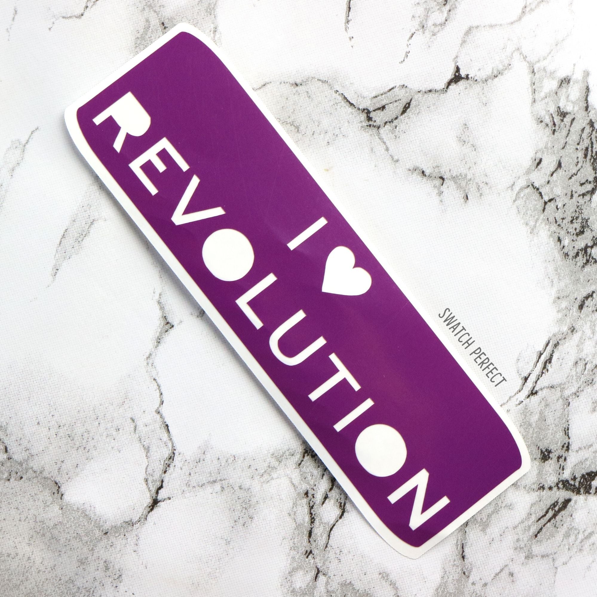 I Heart Revolution - Logo Stencil | Inspired by Revolution Beauty - Swatch Perfect
