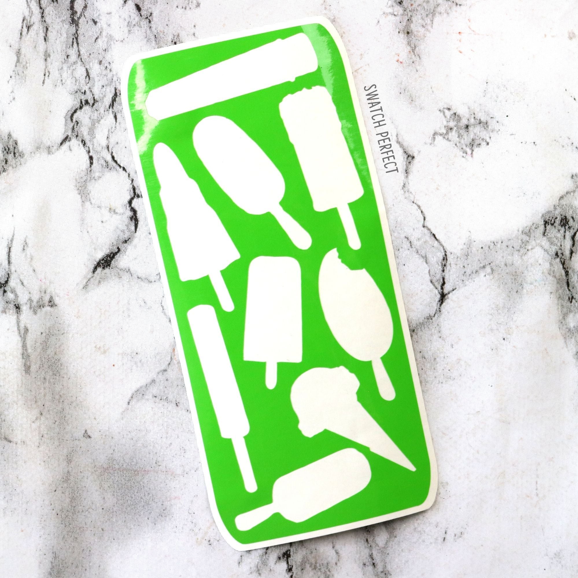 Ice Creams - 9 Pan Stencil - Swatch Perfect