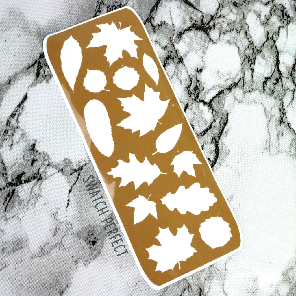 Leaves - 14 Pan Stencil Swatch Perfect