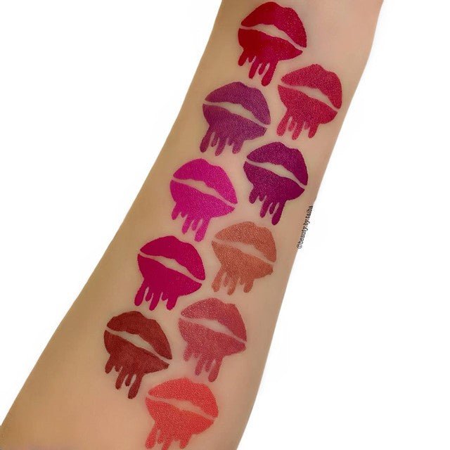 Lip Drip - 10 Pan Stencil - Swatch Perfect