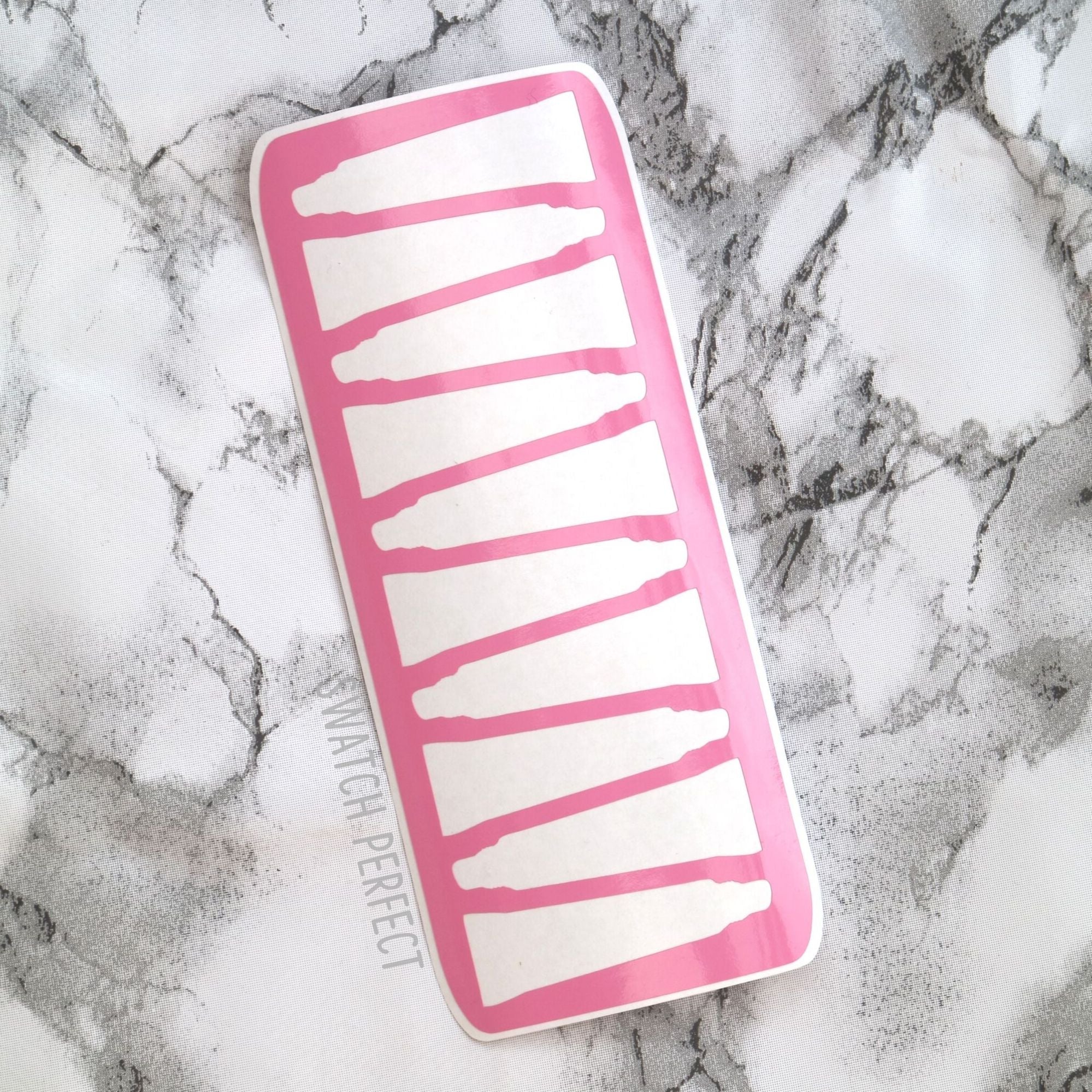 Lipgloss Tube - 10 Pan Stencil - Swatch Perfect
