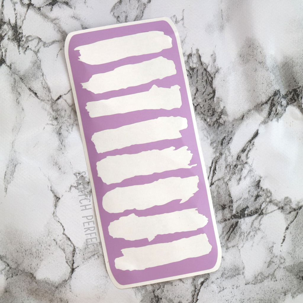 Lipstick Swatch - 8 Pan Stencil - Swatch Perfect