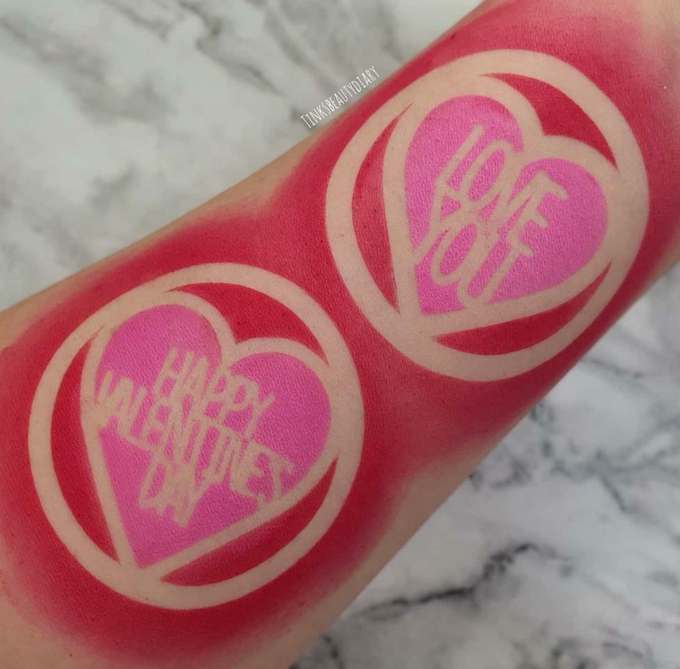 Love Hearts - Single Stencils - Swatch Perfect