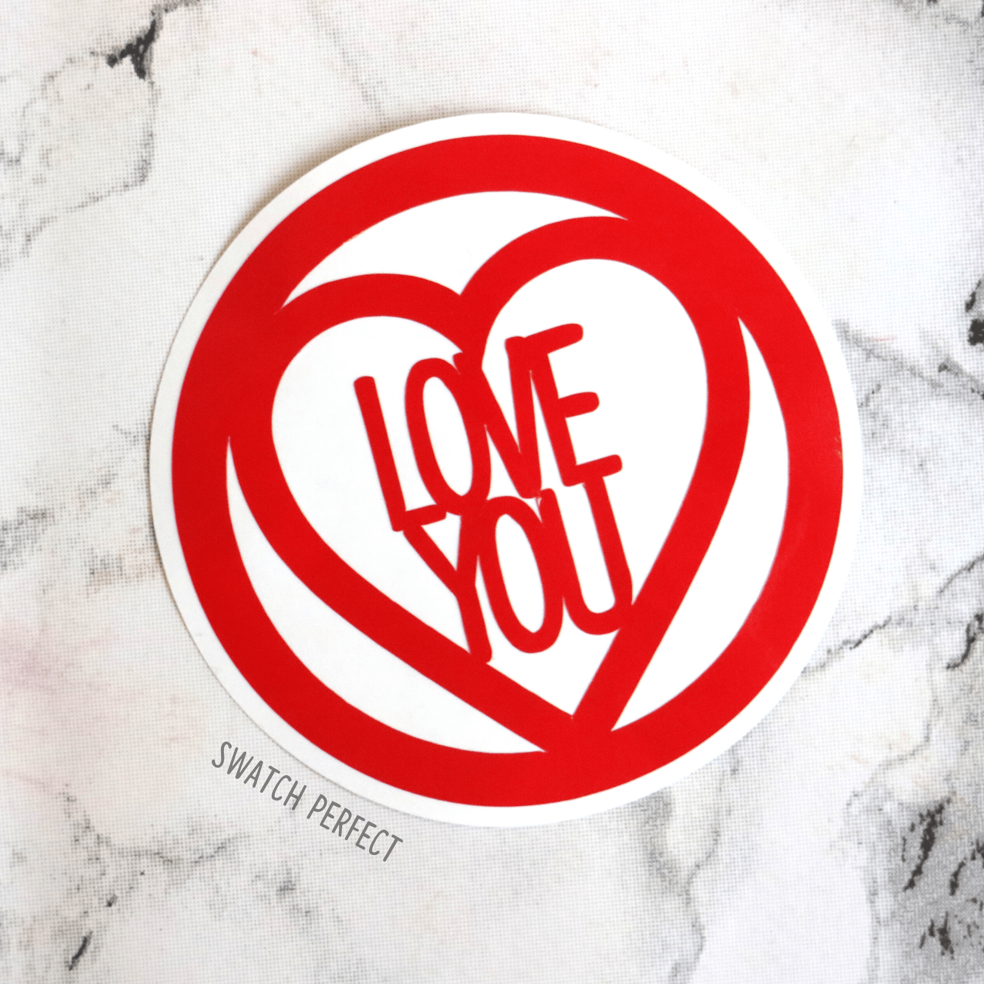 Love Hearts - Single Stencils - Swatch Perfect