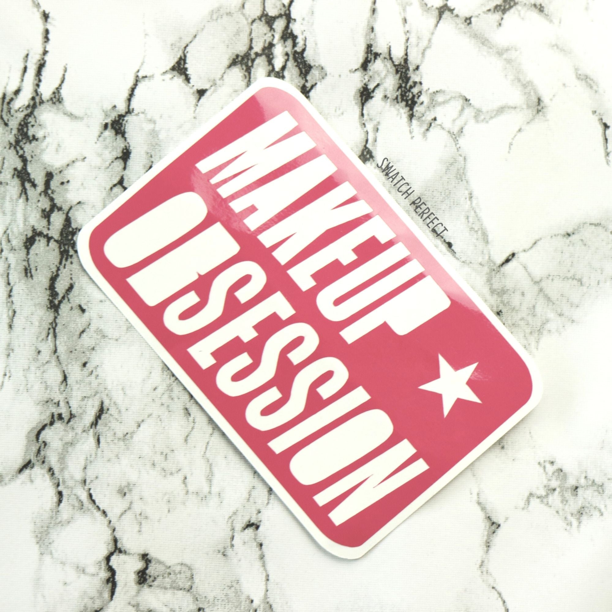 Makeup Obsession - Logo Stencil | Inspired by Revolution Beauty - Swatch Perfect