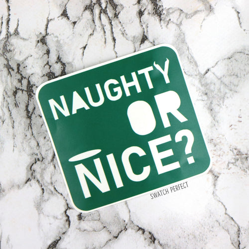 Naughty Or Nice - Word Stencil