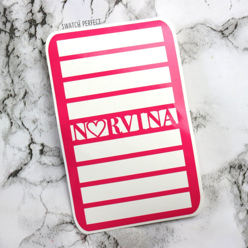 Norvina - 9 Pan Stencil | Inspired by Anastasia Beverly Hills