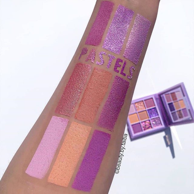 Pastel - 9 Pan Stencil | Inspired by Huda Beauty - Swatch Perfect