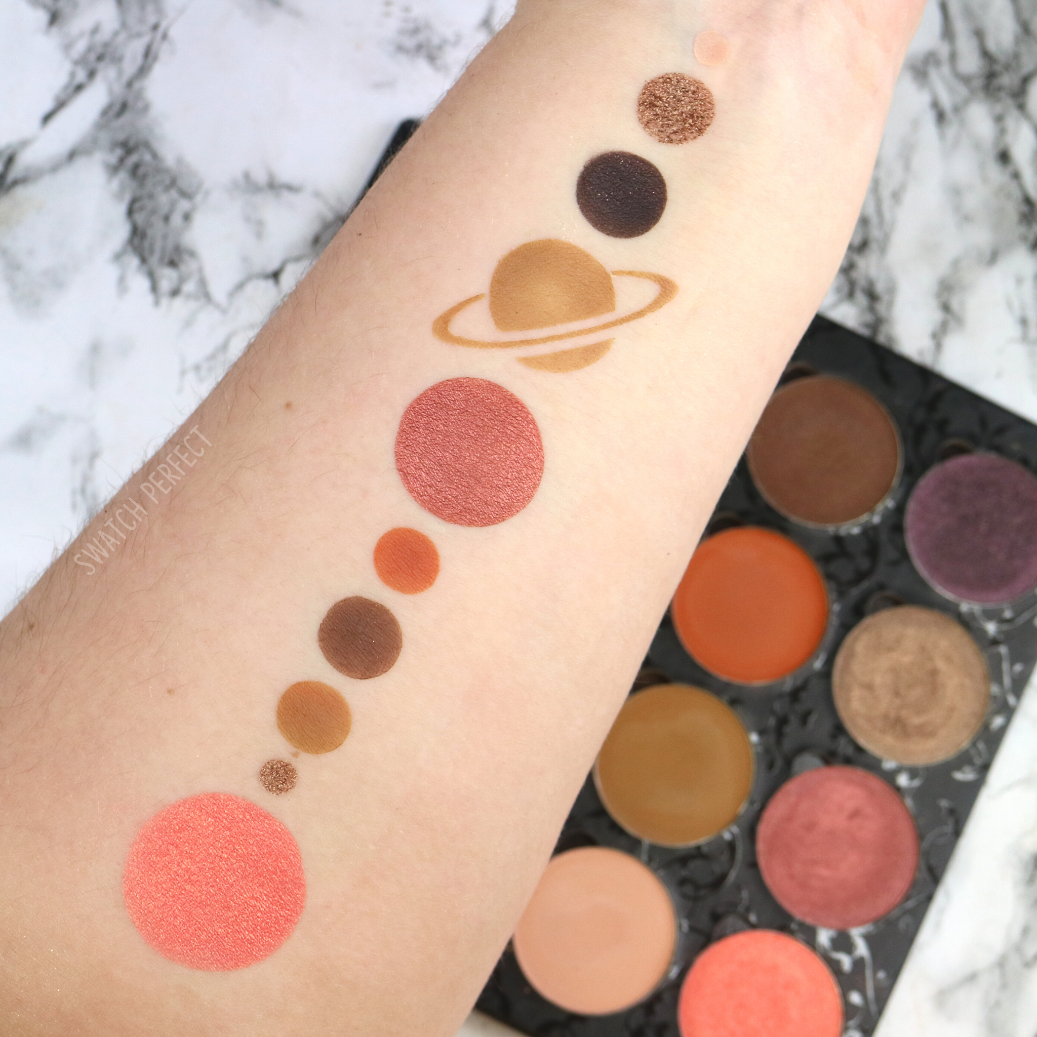 Solar System - 10 Pan Stencil Swatch Perfect