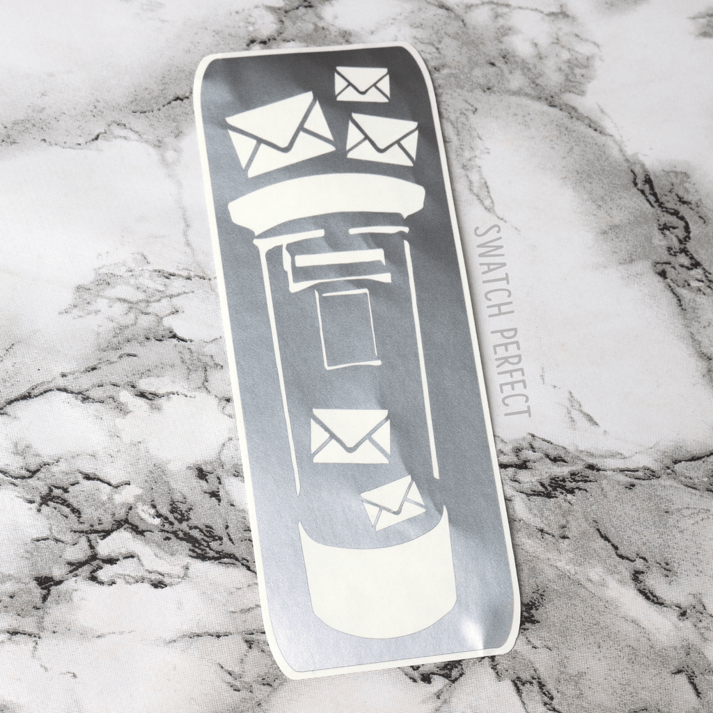 Post Box and Letters - Swatch Art Stencil - Swatch Perfect